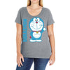 Doraemon Ladies Curvy T-Shirt