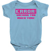hacking error Baby Onesie