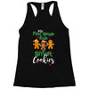 my first grade kids are smart cookies Racerback Tank
