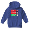 bat safety Youth Hoodie