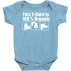this t shirt is 100% organic Baby Onesie