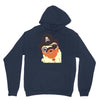 pug in a crew Hoodie