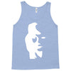 sax player lady face optical illusion Tank Top