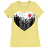 hike and love Ladies Fitted T-Shirt
