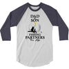 Dad And Son Fishing Partners For Life 3/4 Sleeve Shirt