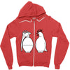 peace and hate can you tell the difference Zipper Hoodie