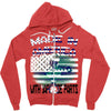 made in america 2 Zipper Hoodie