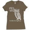 irritable owl syndrome Ladies Fitted T-Shirt