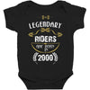 legendary riders are born in 2000 Baby Bodysuit