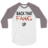 back that fang up 3/4 Sleeve Shirt
