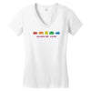 funny retro space invaders 'class of 1978' Women's V-Neck T-Shirt
