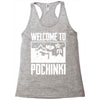 welcome to pochinki Racerback Tank