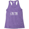 i tore mommy a new one Racerback Tank