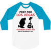 Pray for Las Vegas, Route 91 Harvest 2017 3/4 Sleeve Shirt