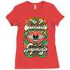 modern grafikdesign Ladies Fitted T-Shirt