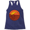 sunset circle Racerback Tank