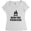 Bonfire Princess Women's Triblend Scoop T-shirt