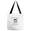 batshit crazy mini Tote Bags