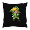 blowing bits Throw Pillow
