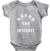 break the internet tie dye girls muscle top Baby Onesie
