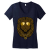 king of hip hop Women's V-Neck T-Shirt