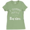 l homme parfait est barbu Ladies Fitted T-Shirt