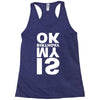 is my birthday ok Racerback Tank
