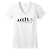 strava evolution Women's V-Neck T-Shirt
