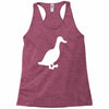 cool duck retro Racerback Tank