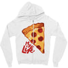 pizza my life Zipper Hoodie
