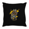 sundown owl Throw Pillow