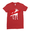don't stop believing unicorn Ladies Fitted T-Shirt