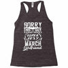 This Guy Is Taken By A Super Sexy March Girlfriend Racerback Tank