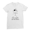 safety goggles Ladies Fitted T-Shirt