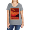 visit mordor Ladies Curvy T-Shirt