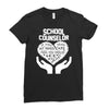 school counselor Ladies Fitted T-Shirt