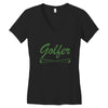 golfer Women's V-Neck T-Shirt