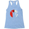 pikachu silhouette Racerback Tank