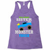 monster truck shirt for boys toddlers Racerback Tank