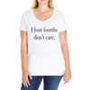 four fourths Ladies Curvy T-Shirt