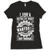 Libra Hated By Many Wanted By Plenty Ladies Fitted T-Shirt