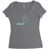lakitu's cloud storage Women's Triblend Scoop T-shirt