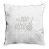my dad rocks Throw Pillow