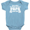 what world's greatest papa Baby Onesie