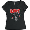 love balon Women's Triblend Scoop T-shirt