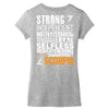 Strong Independent Motivated Scorpio Women's V-Neck T-Shirt