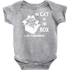 the cat in the box Baby Onesie