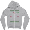 neverending christmas Zipper Hoodie