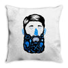 pirate beard Throw Pillow