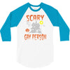 scary gay person 3/4 Sleeve Shirt